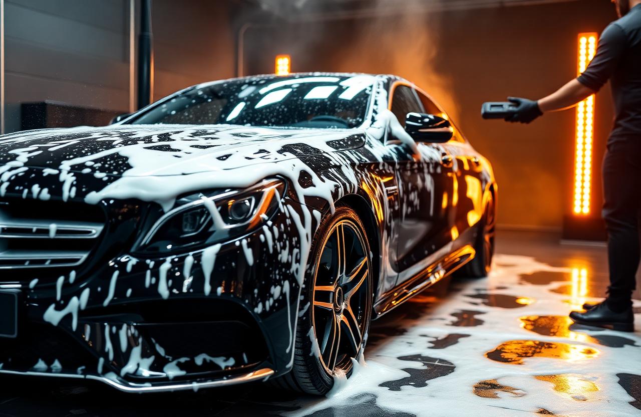 lavaggio esterno car wash Gemonio Varese — Fuentes Autolavaggio
